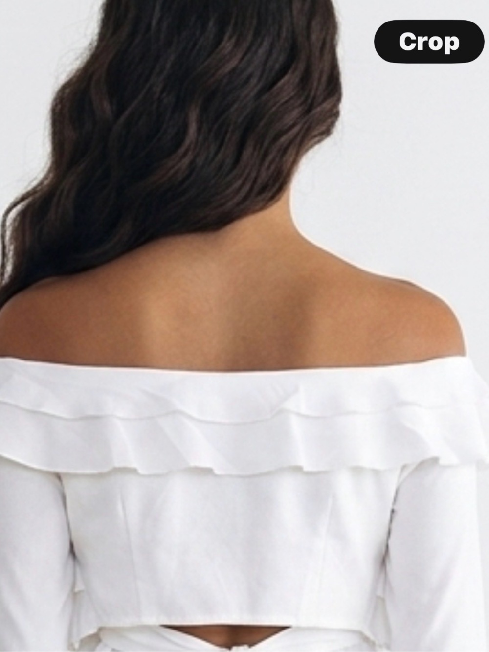 Off-Shoulder Ruffle Top - Picture 2 of 5
